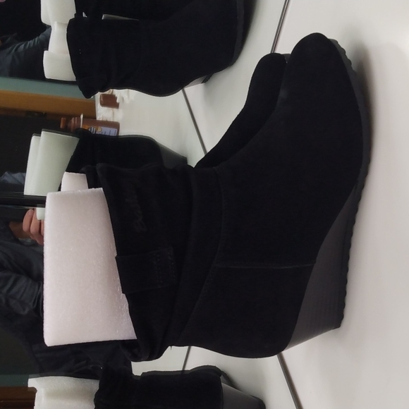 BASTIEN HENRI PIERRE CANADA AGATHA SUEDE BOOTIES 8 B - Picture 4 of 13